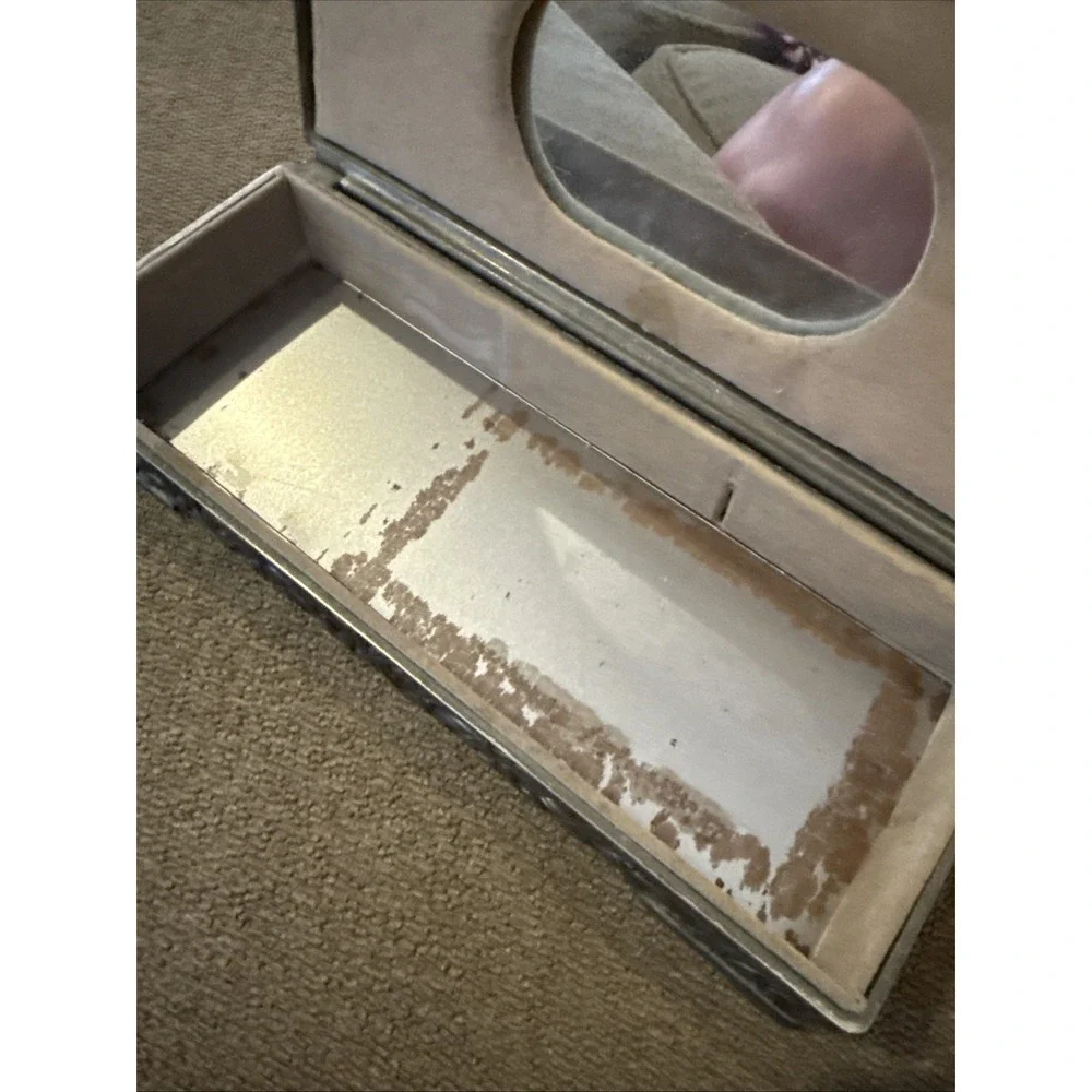 Vintage Godinger Victorian style Silver Plated jewelry box 9